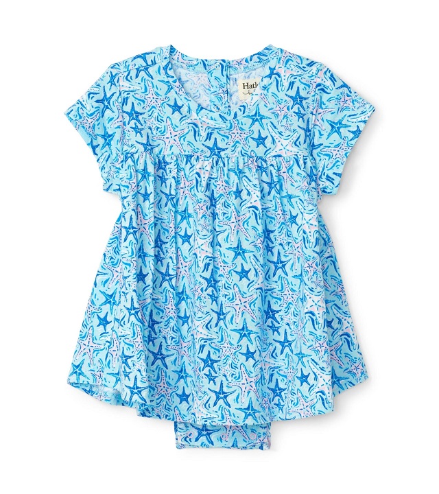 Hatley Soft Starfish Baby One-Piece Dress from $25.89