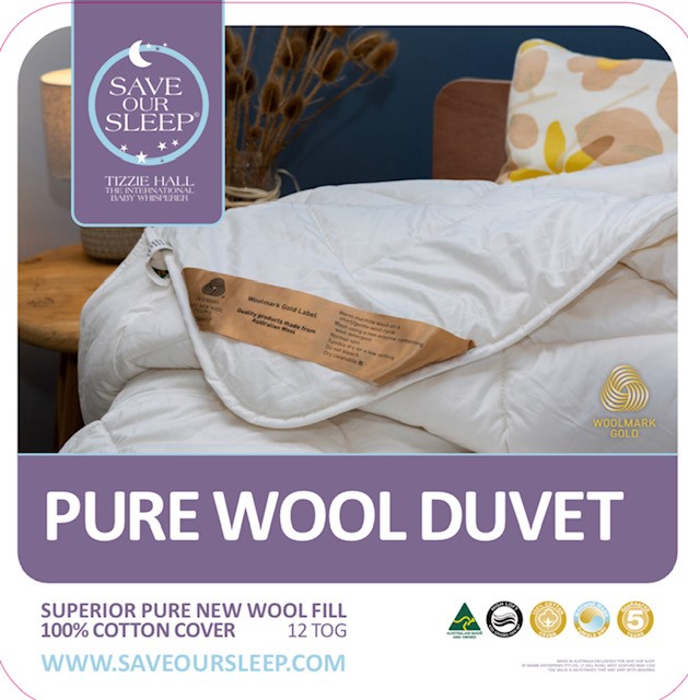 Pure Wool Duvet 12 TOG - Australian Made